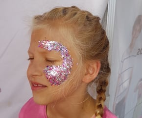 Party Glitter Faces & Airbrush Tattoos for Kids to Shine