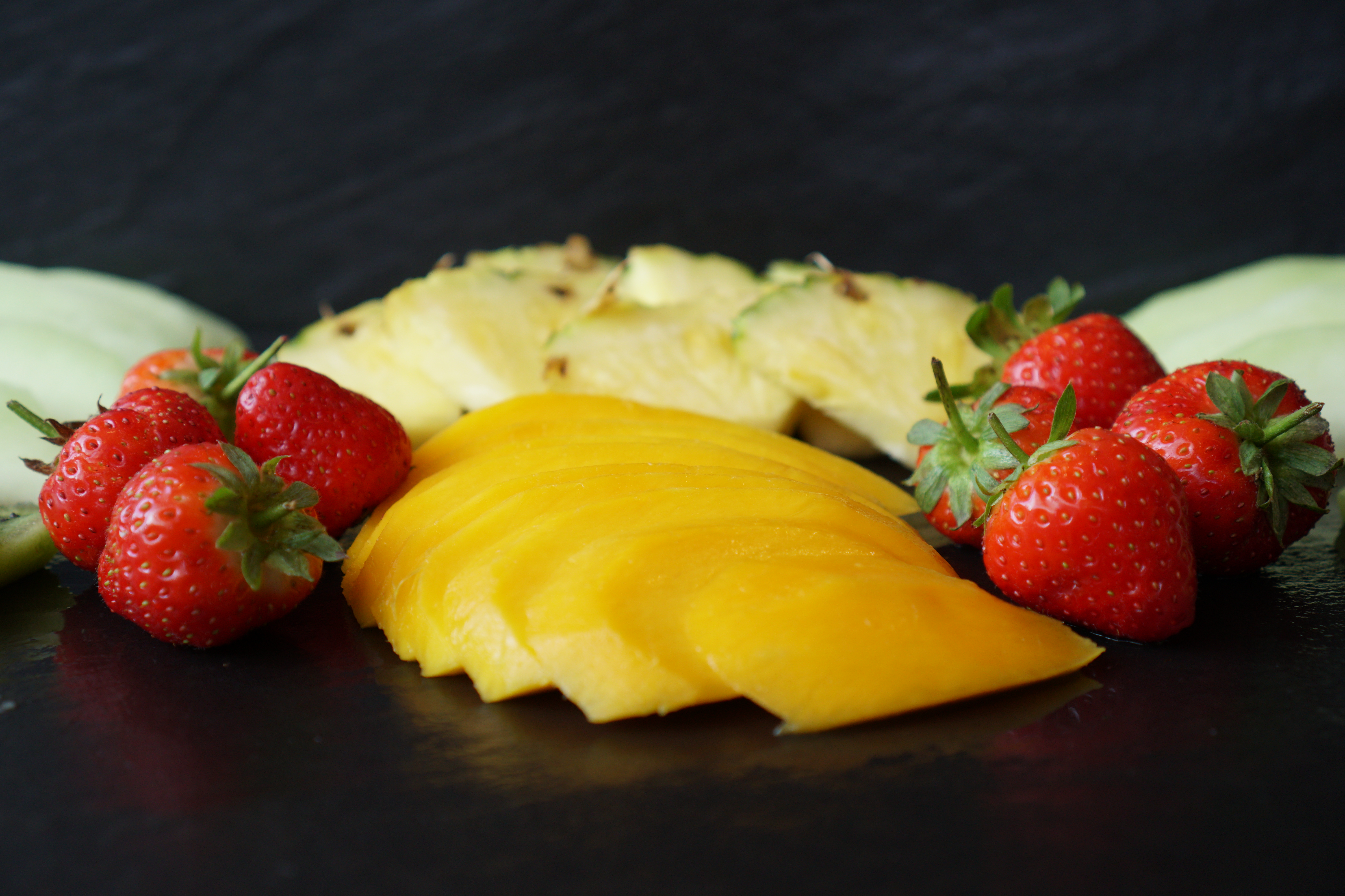 Deliceous Fork Buffet with cold meats, salads and quiche