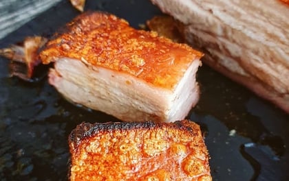 Delicious 3-Course Meal with Crispy Pork Belly