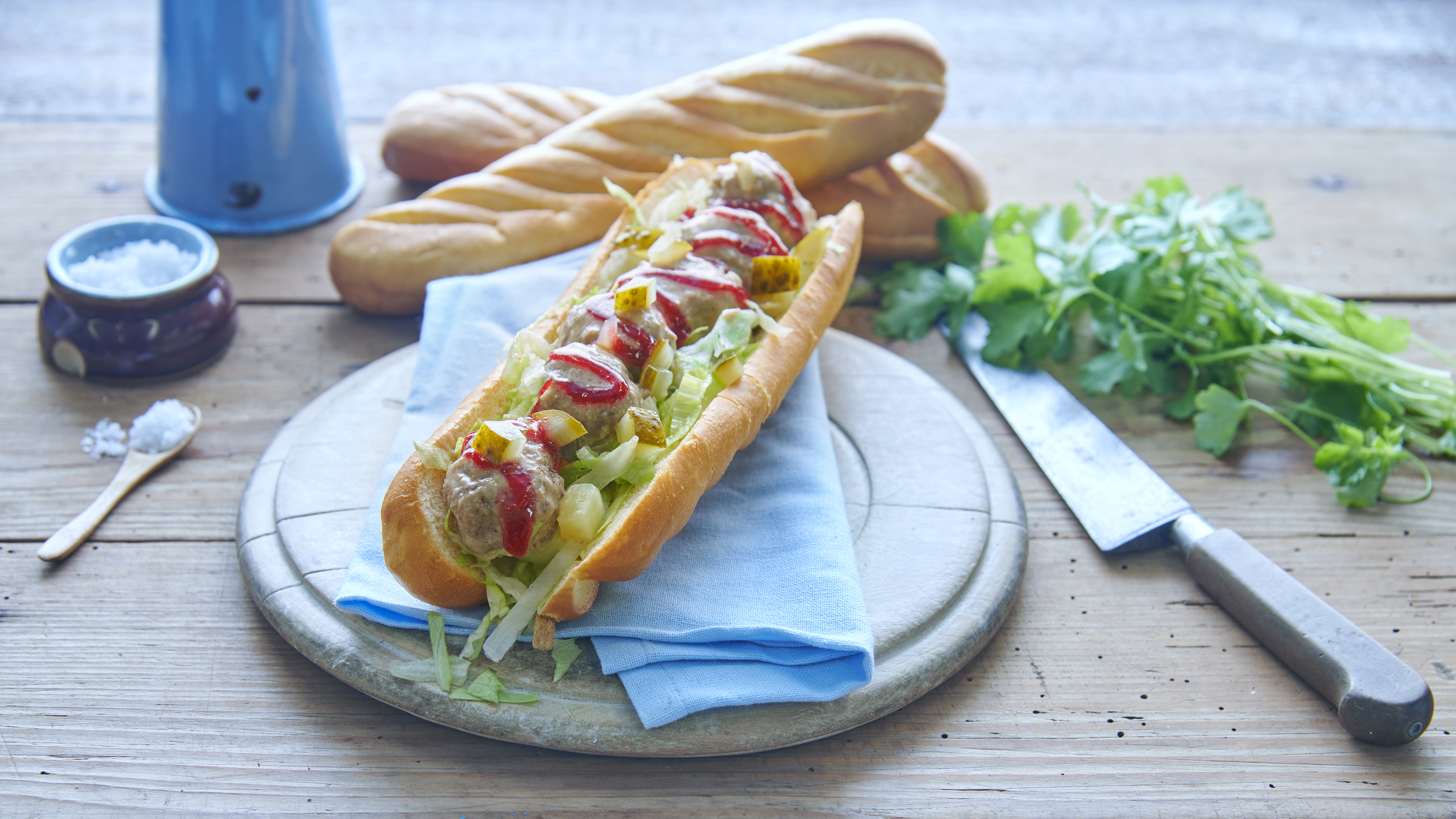 Scandinavian Brioche Sub Rolls with Fries, Dessert & Drink