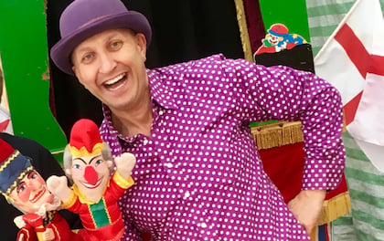 PUNCH & JUDY, WITH COMEDY MAGIC , FAIR GROUND MUSIC WHEN BALLOON MODELS 