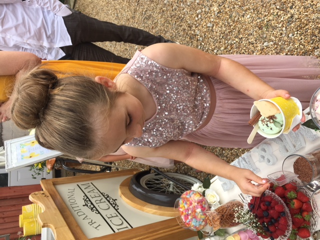 Beautiful Vintage Tricycle Serving Up Local Ice Cream
