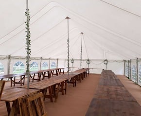 Stunning Traditional 9 x 18 Meter Marquee
