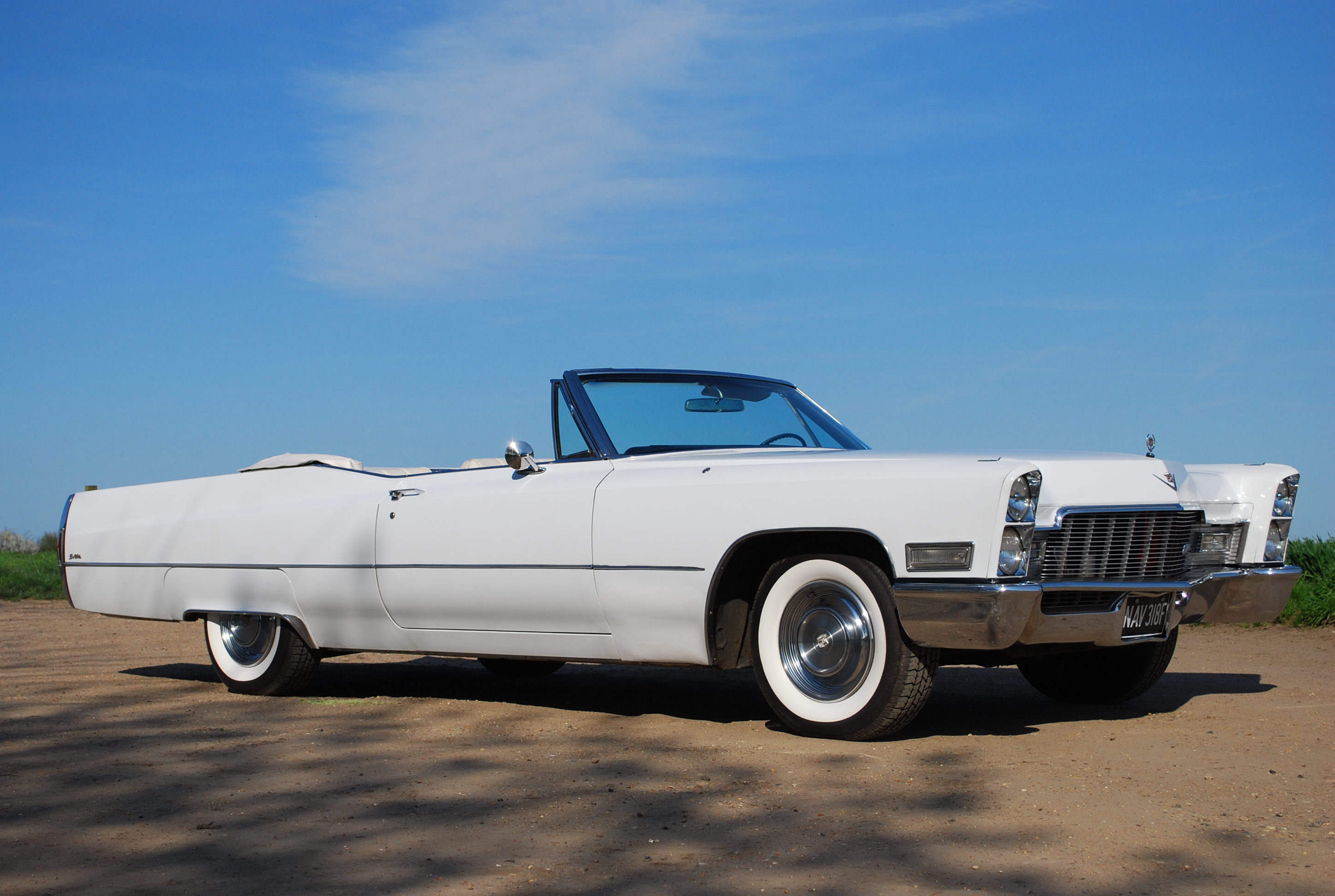 Wow Factor White Convertible Classic Cadillac