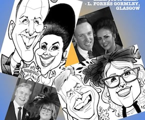 Fast & Funny Cartoon Likenesses of Your Guests