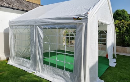 Luxury White Tent Marquee Hire 4m x 4m