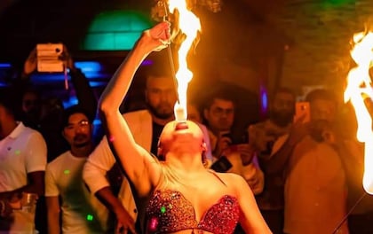 Belly Dance Show with Fire Stunts