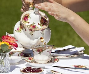 Afternoon Tea with Beautiful Vintage China & Accessories