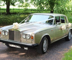 Rolls Royce Shadow 11  Wedding Car Champagne Gold with White Carpets
