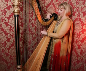Harpist Maxine Molin Creates a Memorable Ambience