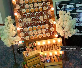 Spectacular Donut Wall With Delicious, Fresh Donuts