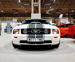 Luxury White Mustang GT