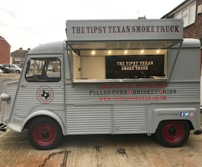 The Tipsy Texan Smoke BBQ Truck Served Ribs and Baps