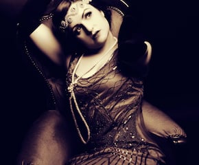 Miss Ivy La Rouge Vintage Performer with Fantastic Costume
