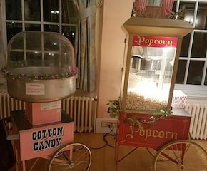 Vintage Candy Floss & Popcorn Carts