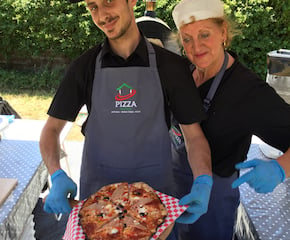 Delish Pizza Served From Our Artisan Wood-fired Oven