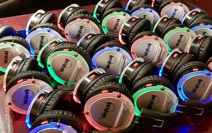 Top-Quality 3-Channel LED Silent Disco Headphones