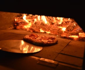 Wood-Fired Pizza with Homemade Tomato Sauce