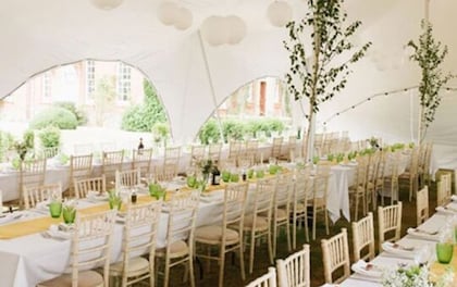 Furnished 28ft x 38ft Capri Marquee