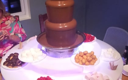 Chocolate Fountain with LED Stand