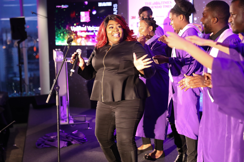 'Uplifted Voices' Gospel Choir Plus Acoustic Keyboard