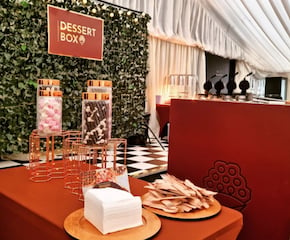 Luxury Desserts & Belgian Waffle Station with a Range of Moreish Toppings