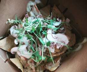 Gormet Nachos with Unique Flavour Combinations or taylor to your taste 