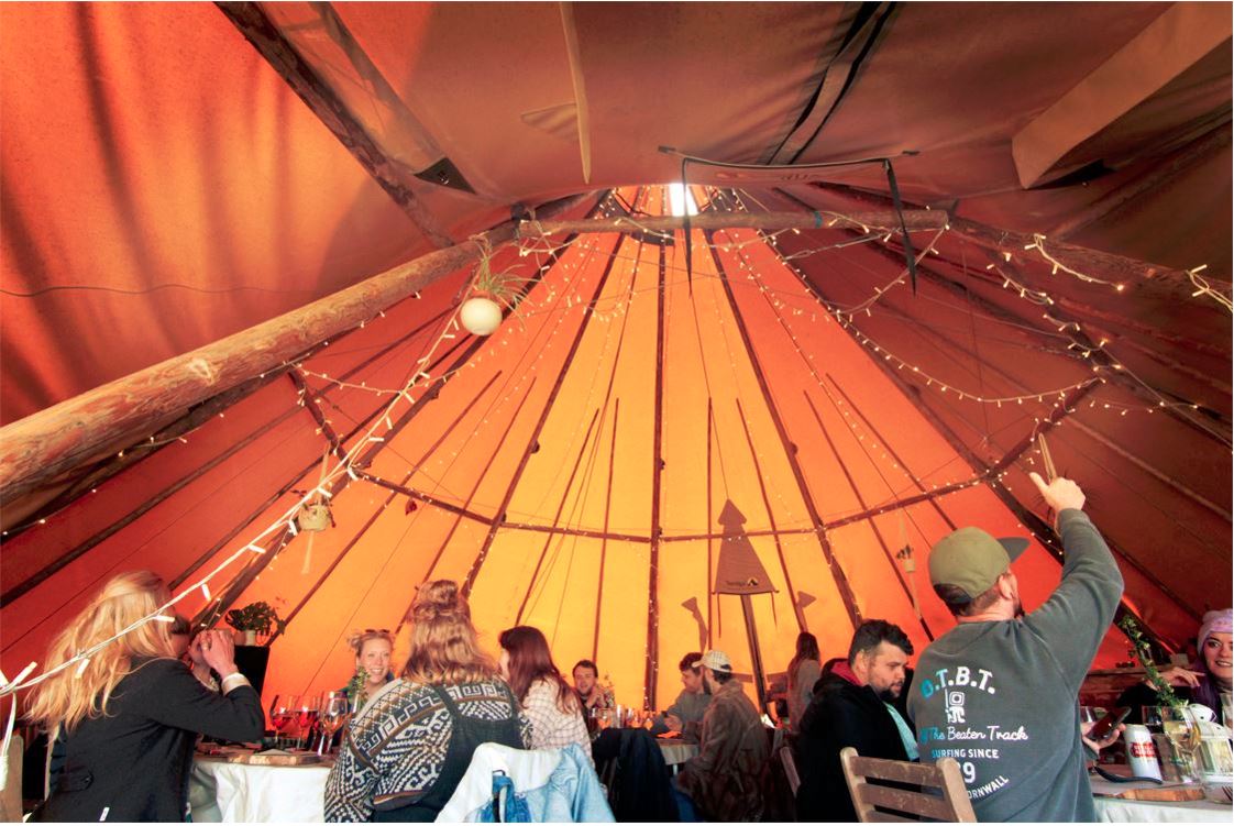 Beautiful Giant Hat Tipi