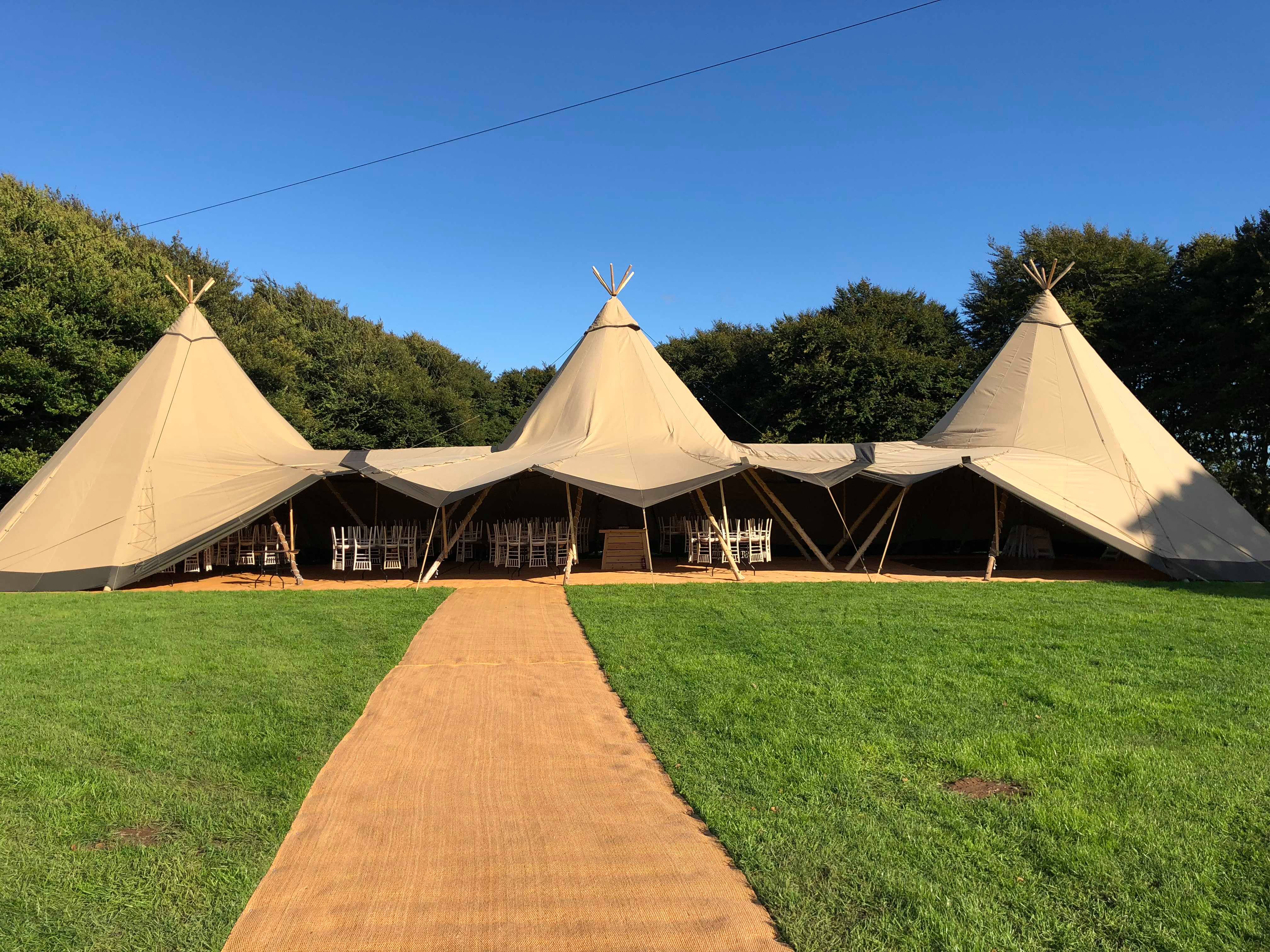 Magical Tipi Hire For 150 Guests