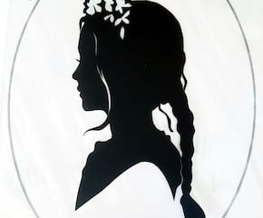 Unique Personalised Paper Silhouettes Cut Freehand by Sarah