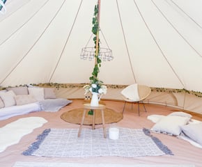 Luxury Bell Tent Relax Space
