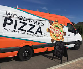 Freshly Cooked Pizza Served From Our Original "Oggies" Van