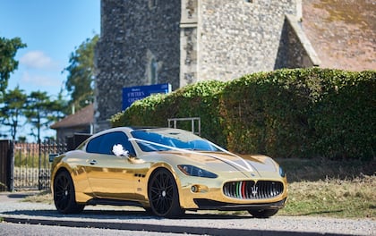 Ferrari-Powered V8 Gold Maserati GTS