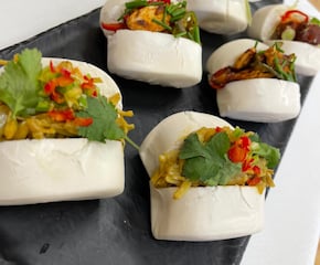 Asian Bao Bun's Buffet With Delicious Sides & Salads