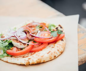 Authentic Greek Pittas Fully Loaded with Delicous Fillings