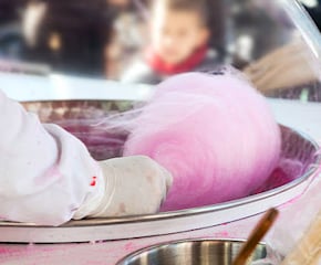 Delicious Candy Floss Made at Your Event for Your Guests