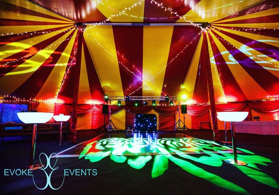 Red & Yellow Marquee for 300-400 Guests