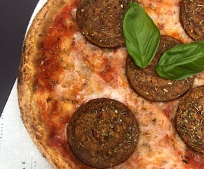 Handstreched Italian-Style Vegan Pizzas
