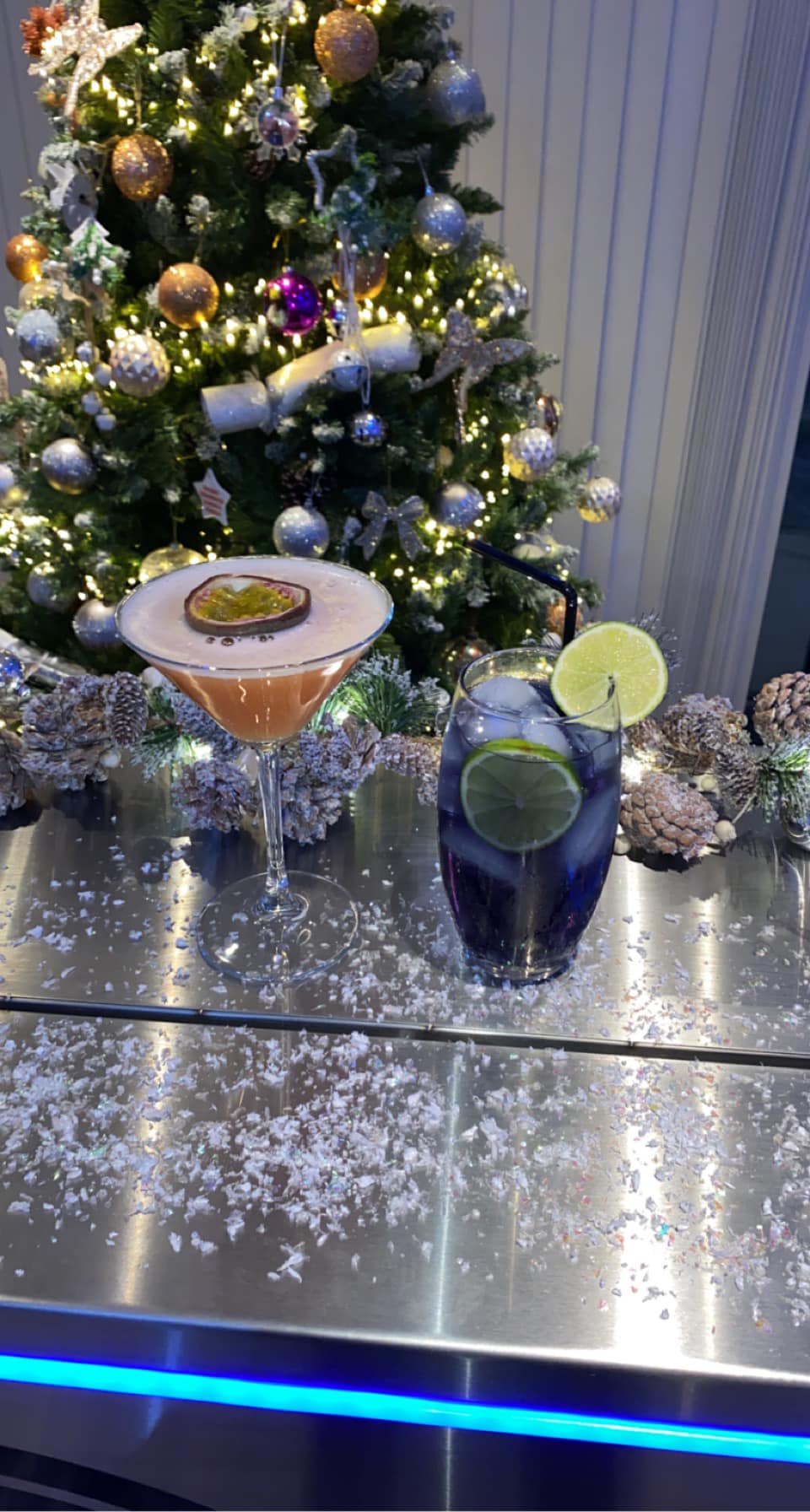 Freestanding Bar Packed with All the Necessities