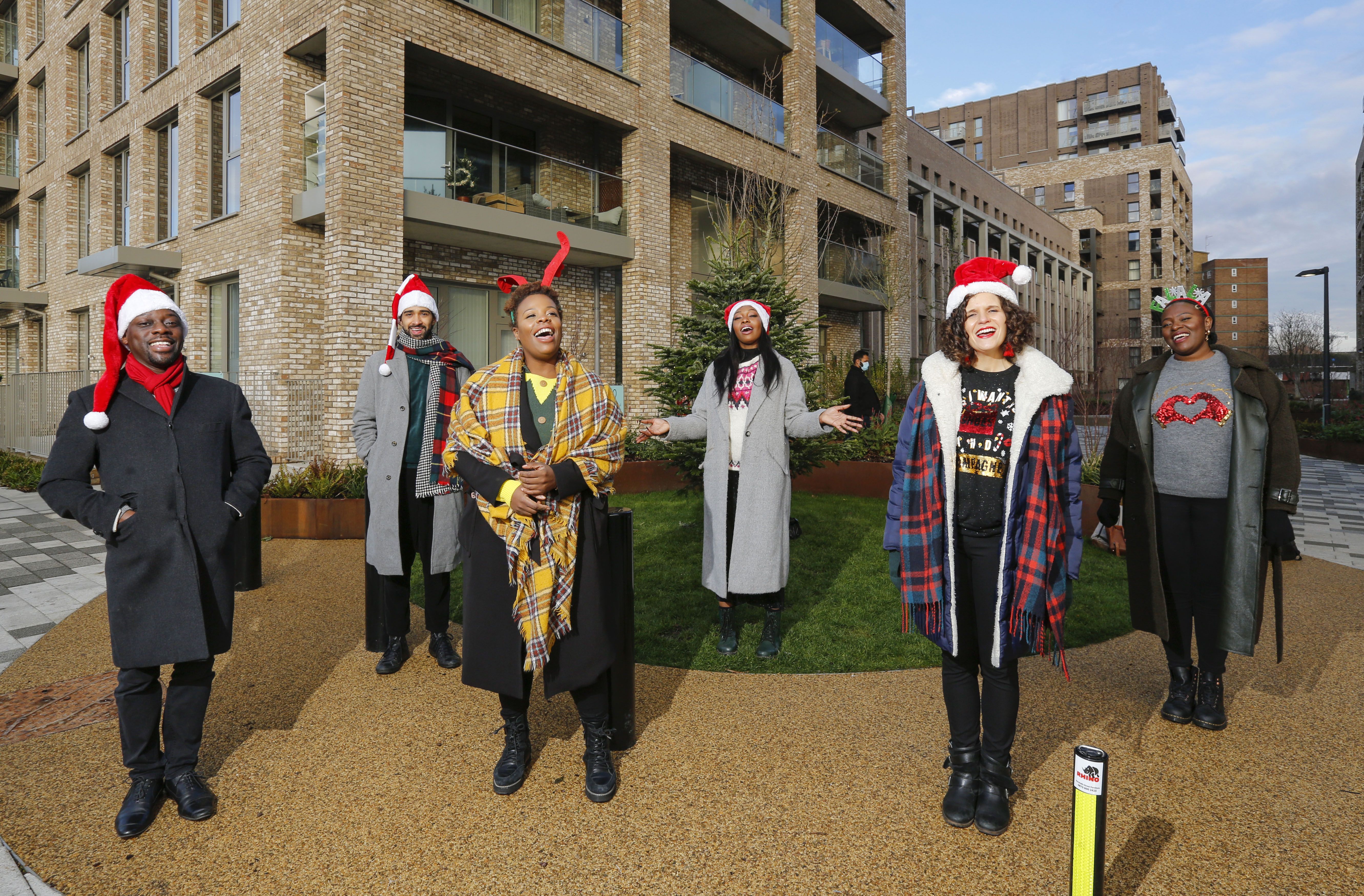 A Capella Christmas Carolers For The Festive Season