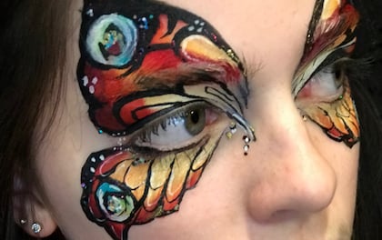 Exquisite, Professsional, Creative Face & Body Art / Adult Glitter Make-up