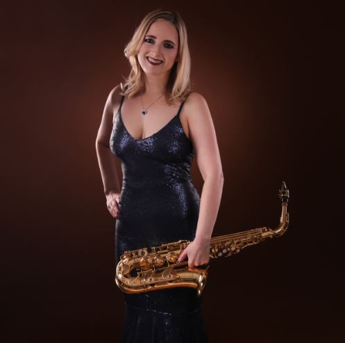Saxophonist Clare Marie with Wide Repertoire & Styles
