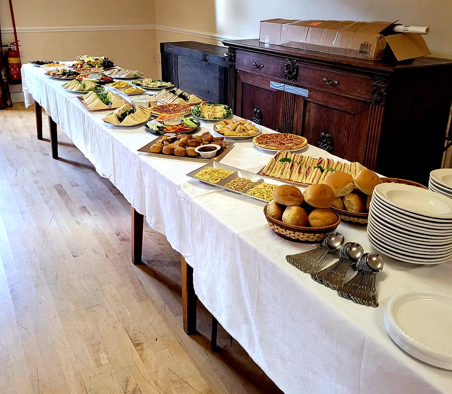 Beautiful English Cold Buffet With Dessert Options