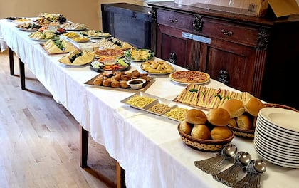 Beautiful English Cold Buffet With Dessert Options