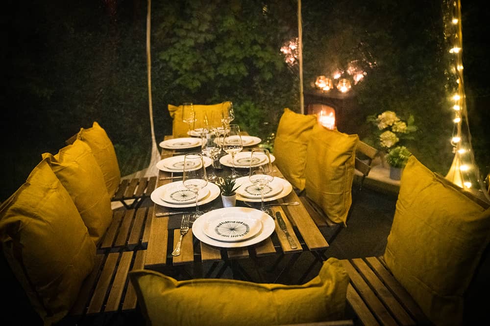 Luxury Igloo Set Up For Fine Dining Experience