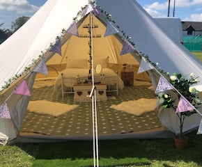 Spend Your Wedding Night In Our Stunning 6M Bell Tent!