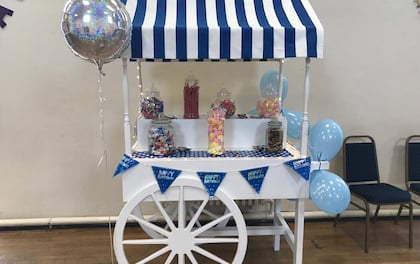 Candy Cart with Decoration to Match Your Scheme