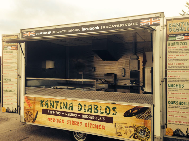 Mexican Street Food Burrito Bar with Chips or Nachos