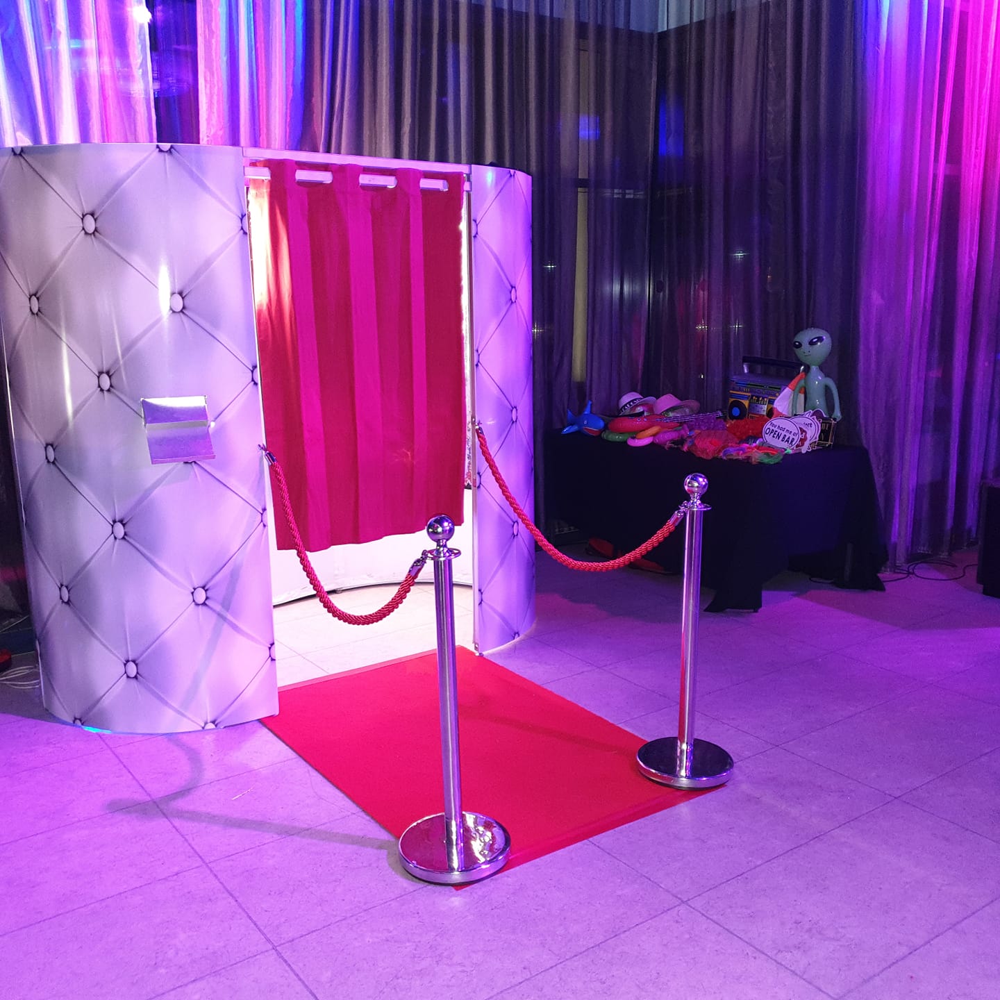 Hours of Fun with Our Enclosed Photo Booth