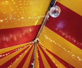 Red & Yellow Marquee for 200-300 Guests